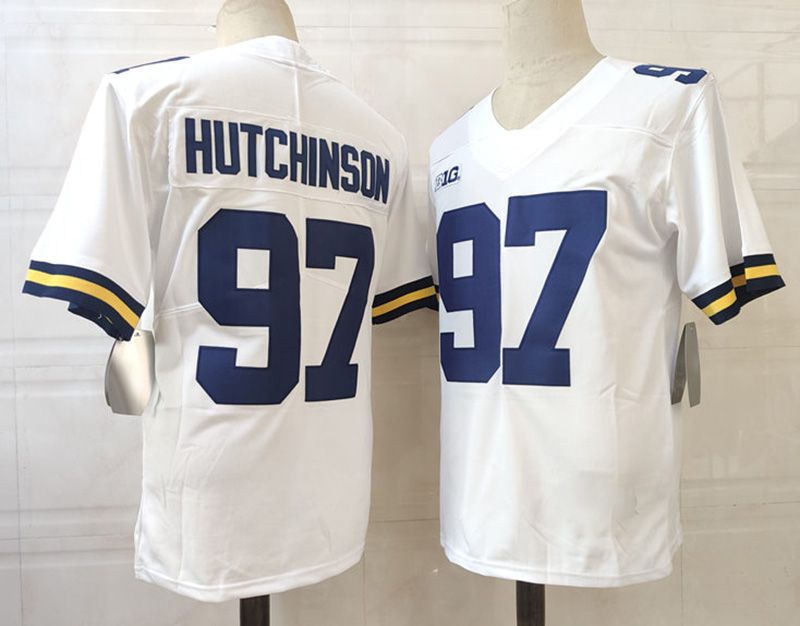 97 Jersey blanc Hutchinson Aidan Hutchinson