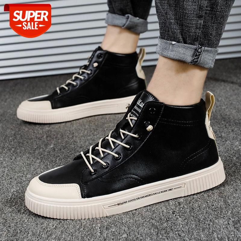 Mazefeng Zapatillas informales altas Hombres Top Top Hombres Deporte Blanco Nueva Llegada Botas de