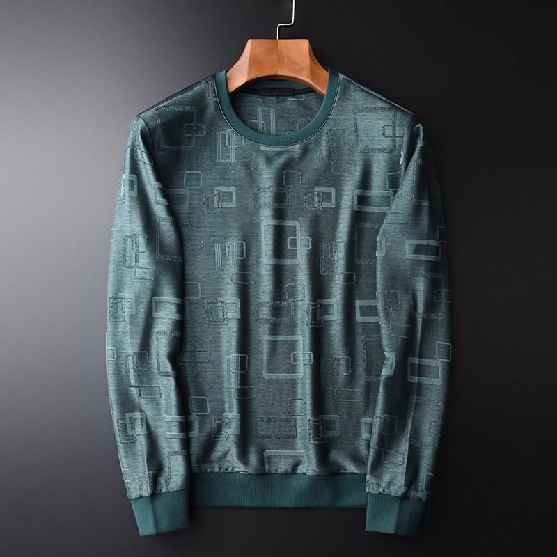 Compra Sudaderas Con Capucha Para Hombre Sudaderas Classic Black Sudadera  Verde Hombre De Lujo Hilado Dye Geométrico Cuello Redondo Casual Hombres  Moda Moda Slim Fit Hombres Hombre Barato | Entrega Rápida Y