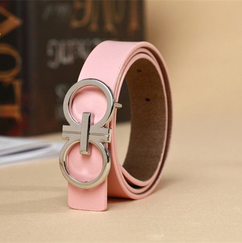 Pink with Silver buckle