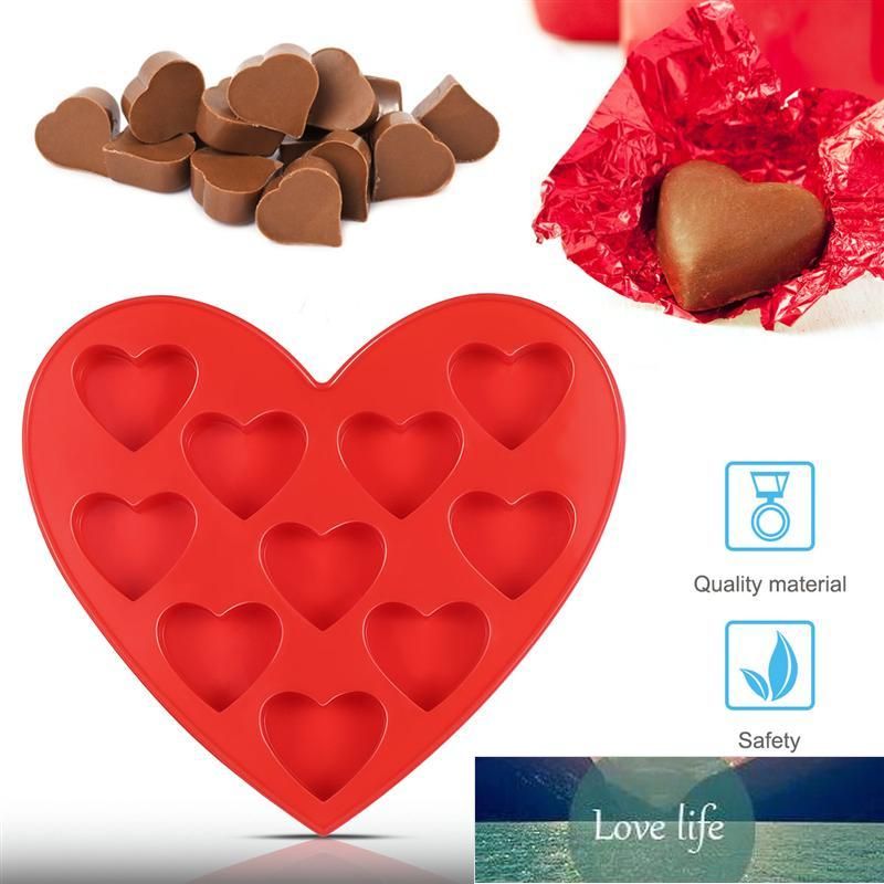 Amor corazón en forma de Silicona Chocolate Moldes Jalea Hielo Moldes Cake Mold Bak Venta 