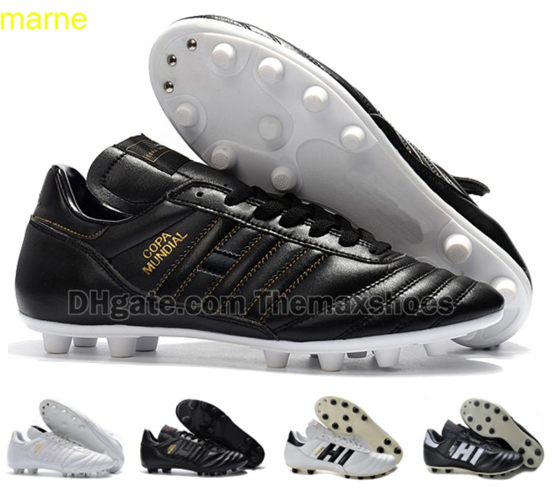 Compra CLÁSICOS CALIENTES MENS COPA MUERDIAL CUERO FG SOCCER ZAPATOS  DESCUENTO CLAS DE DESCUENTO CUPS DE LA CUBRA MUNDIAL BOTAS DE FÚTBOL BLANCO  BLANCO BOTINES FUTBOL TAMAÑO 39 45 Barato | Entrega