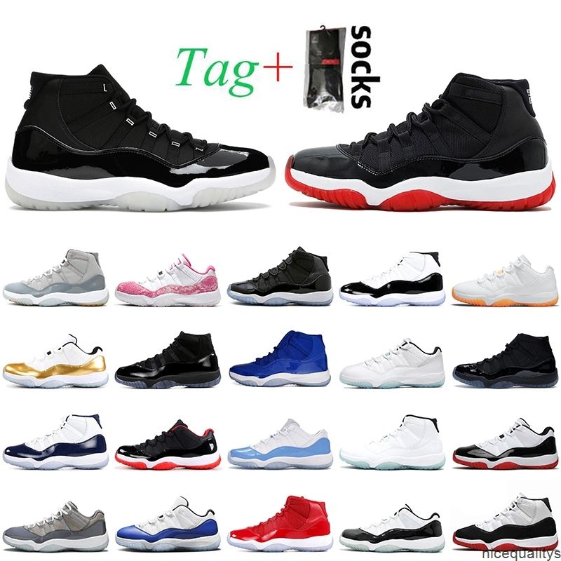 Jumpman 11 High OG Basketball Shoes Jubilee 25th Anniversary Bred Retro  Women Mens Trainers Sneakers Cool Grey Citrus Cap And Gown Legend From 36,52  € | DHgate