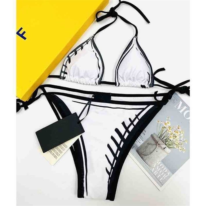 Compra Trajes De Baño De Moda Designer De Lujo Marca F Bikini Blanco Blanco  Dos Piezas Bikinis Vendaje Push Up Swimsuit Swimwear Mujeres Trajes De Baño  Con Etiqueta Vllz Barato | Entrega