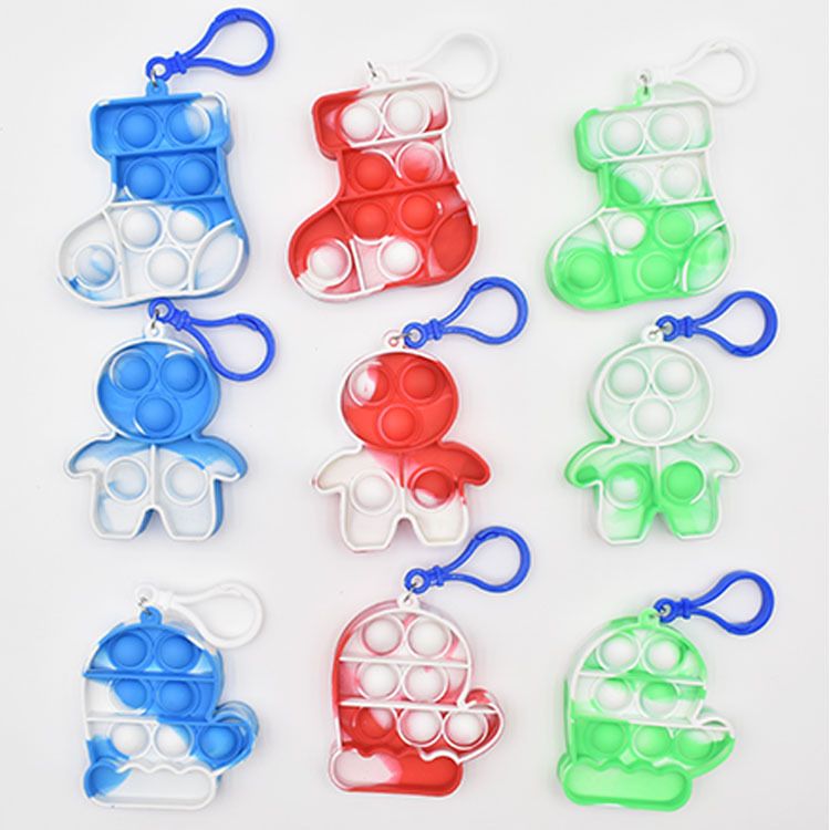 Descomprime la burbuja de la serie navideña Fidget Toys Descomprime la burbuja de la serie navideña Fidget Toys