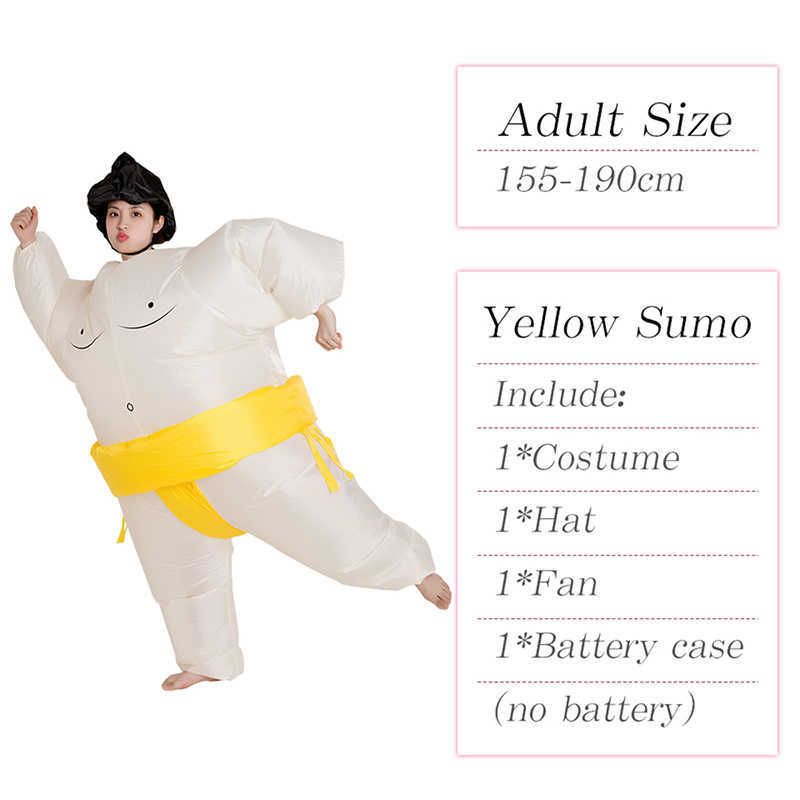 Dorosły żółty sumo.