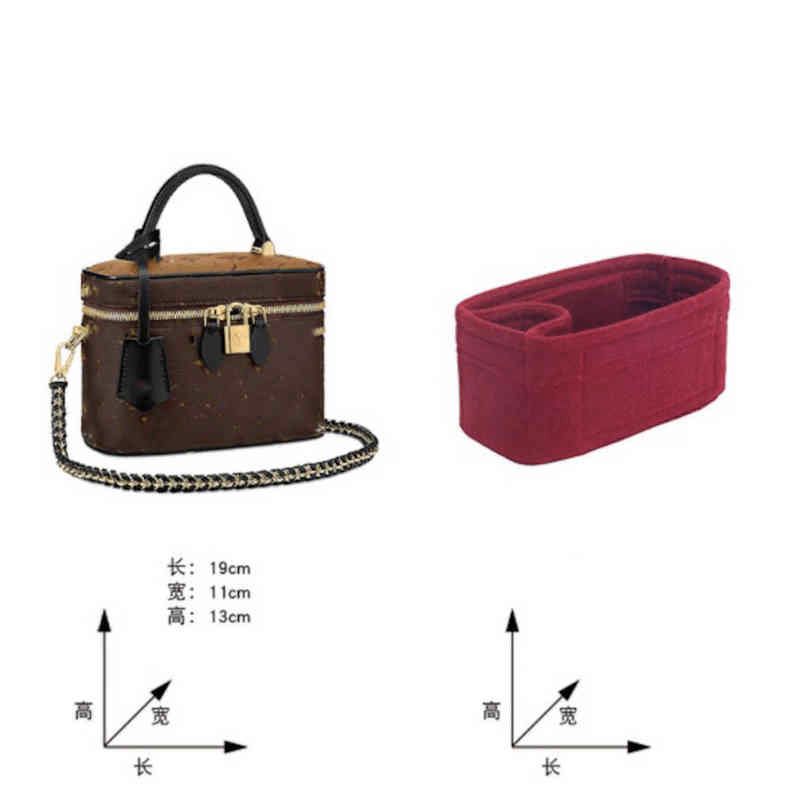 For Handbag insert CROISETTE insert Inner Purse Portable Cosmetic handbag  make up organizer box storage dropshipping