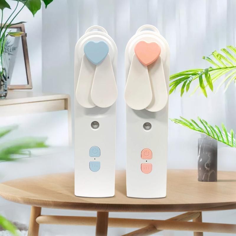 USB recargable 2 en 1 mini ventilador de vapor humidificador facial Face Mister Spray USB recargable 2 en 1 mini ventilador de vapor humidificador facial Face Mister Spray