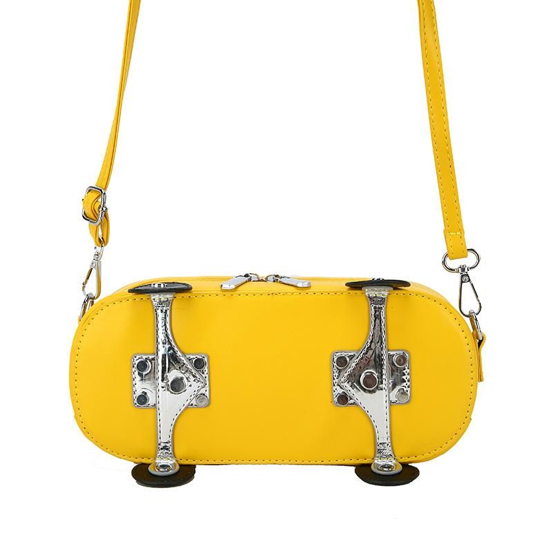 Yellow shoulder bag