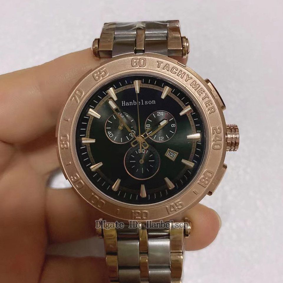 Two-tone rose gold (black dial)