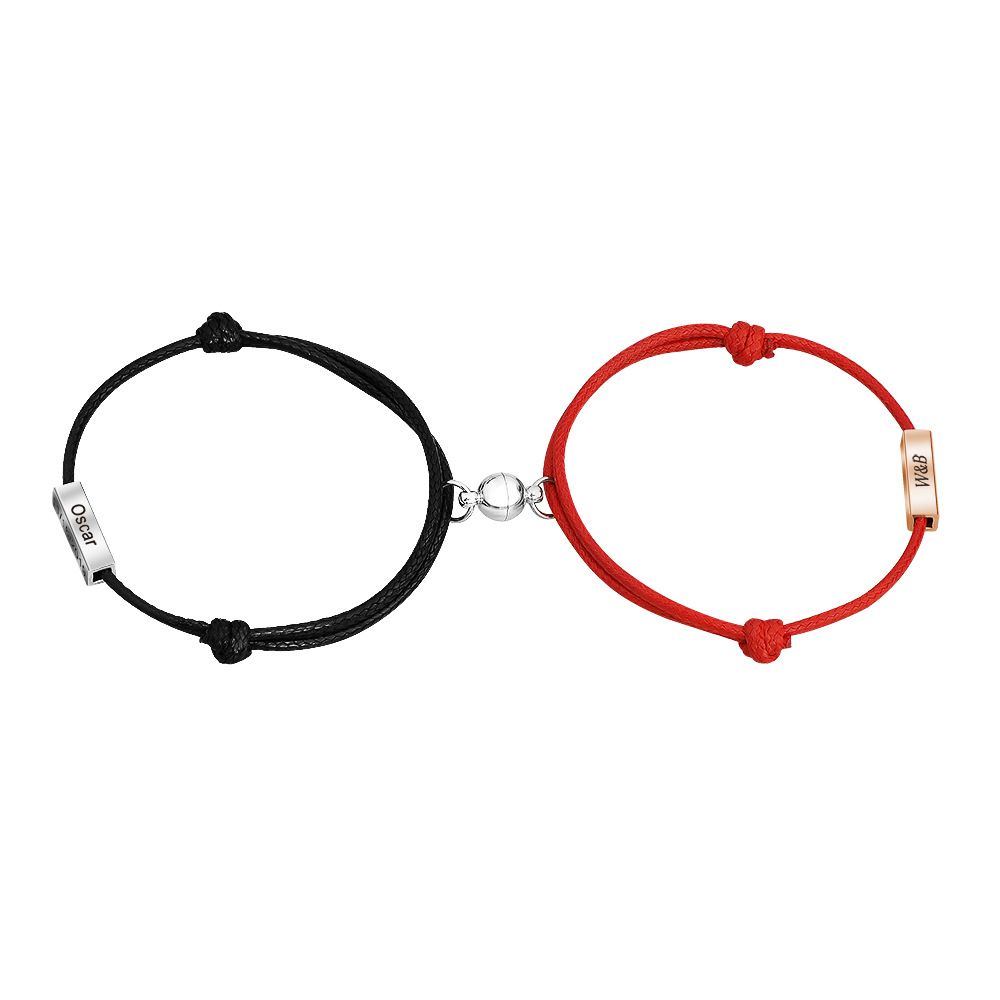 Compra Kimter Atrae Las Parejas Magnéticas Pulseras Imán Para Siempre  Conectando La Relación Promise El Juego De Pulsera Trenzada Para La Hermana  Q102FZ Barato | Entrega Rápida Y Calidad | Es.Dhgate