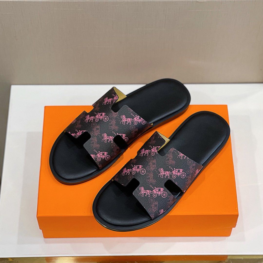 Winkel Voor Slippers Online, Hoge Kwaliteit Zomer Mannen Slippers Maakte  Platte Holle Sandalen Designer Luxe Merk Klassieke Heren Slepen Met Doos  Maat39 45 Tegen Prijzen Als 79,58 € Stuk |DHgate
