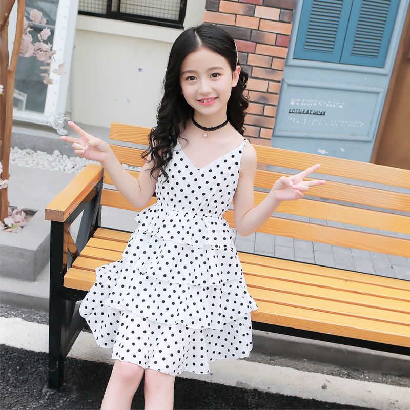 Niñas de verano dulce pequeño vestido elegante fresco 12 Ropa para niños 9 Estudiante Vestidos de Niñas de verano dulce pequeño vestido elegante fresco 12 Ropa para niños 9 Estudiante Vestidos de