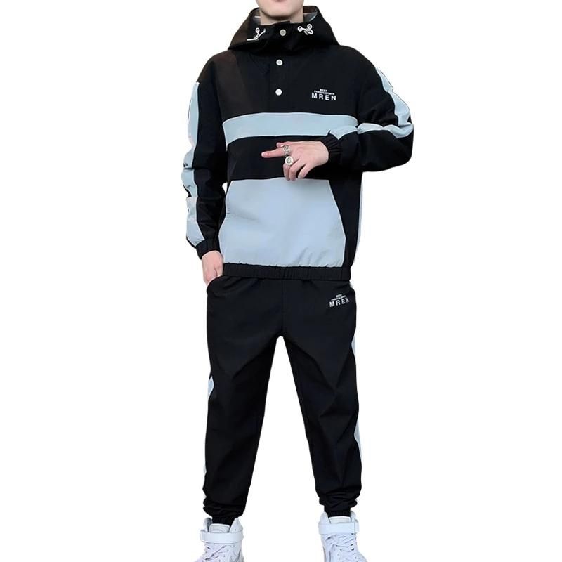 Compra Chándal De Los Hombres Para Hombre Streetwear Cargo Pullover Chándal  Con Capucha 2 Piezas Conjuntos Chaquetas Y Pantalones Fox Fit Hip Hop Jacke  Barato | Entrega Rápida Y Calidad | Es.Dhgate