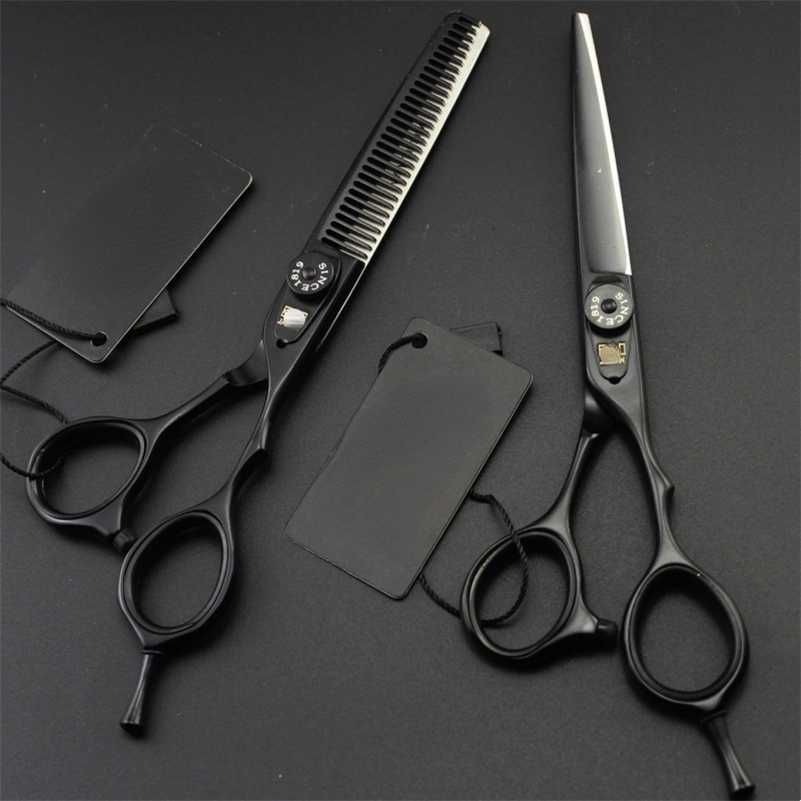 6 Professional Hair Salon KASH Scissors Set Cutting Barber cut Thinning Shear dressing Tools 220112 6 Professional Hair Salon KASH Scissors Set Cutting Barber cut Thinning Shear dressing Tools 220112