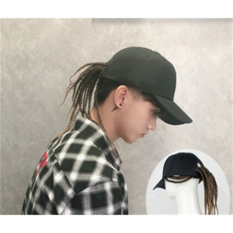 Dirty Braid Wig Hat One Second Wear 