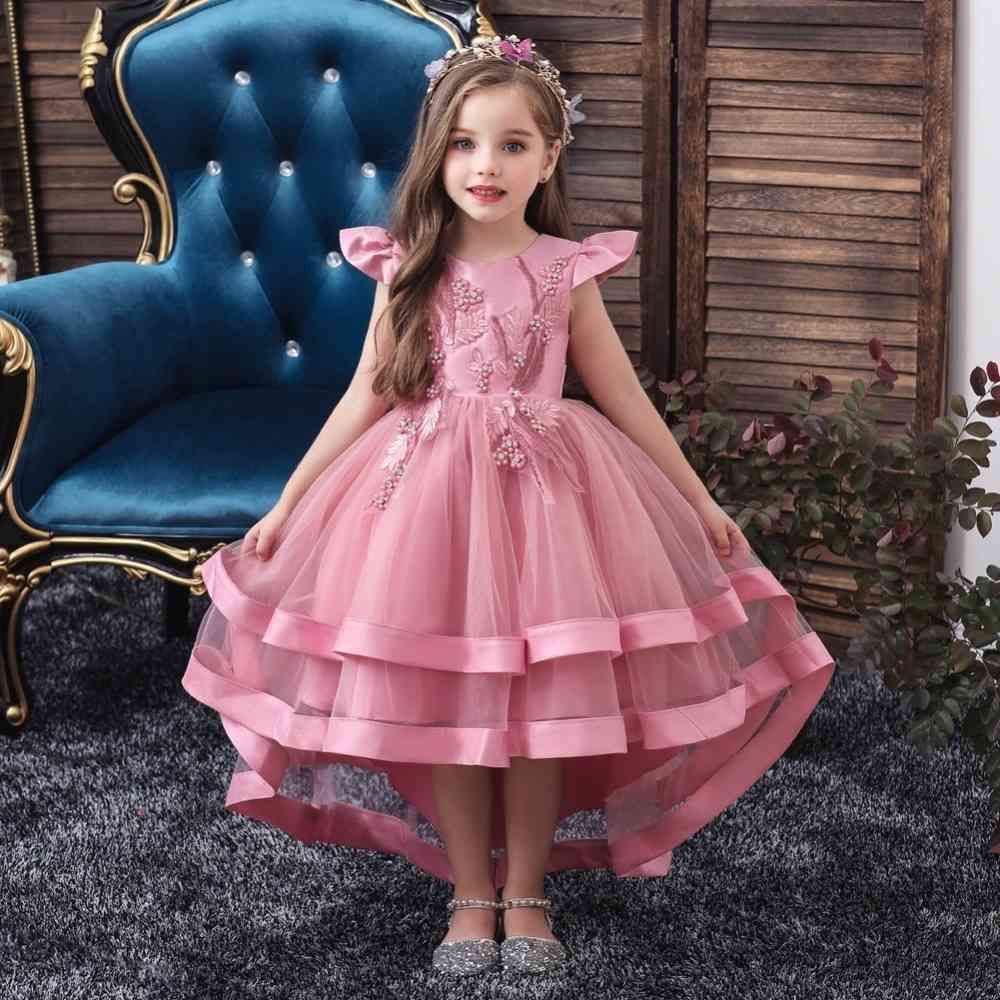 Flower Girls Dress Kids Princess Vestido Vestidos elegantes para niñas Disfraz de boda noche de noche Flower Girls Dress Kids Princess Vestido Vestidos elegantes para niñas Disfraz de boda noche de noche