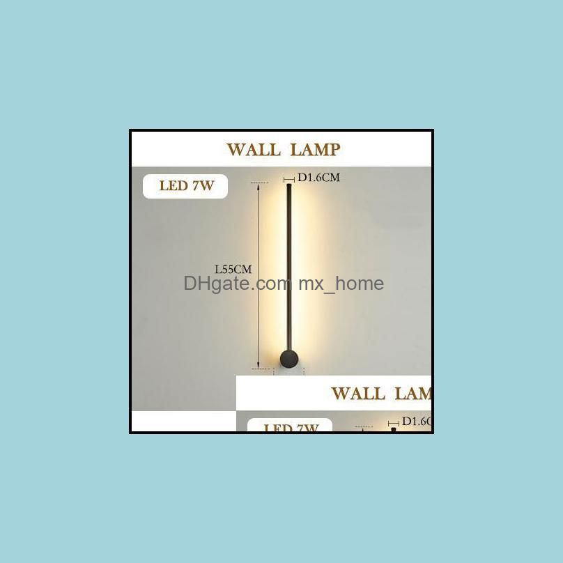 55cm lâmpada de parede legal branco