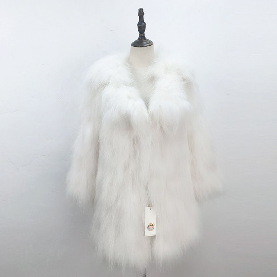 farry faux fur jacket black