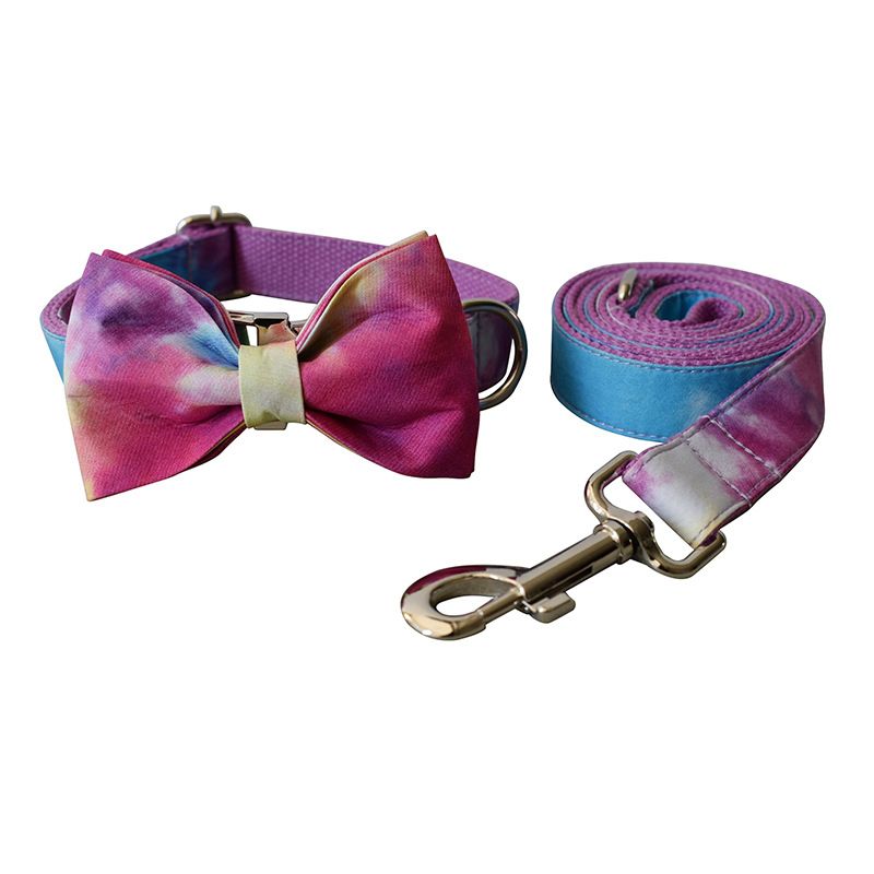 Bow collar leash