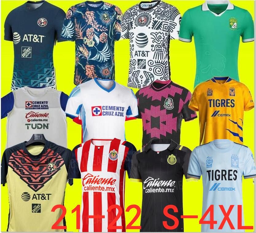 Acheter Pas Cher Taille S 4xl Liga Mx 21 22 Club America Soccer Jerseys Leon Troisieme 21 22 Mexique Leon Tijuana Tigres Unam Chivas Guadalajara Cruz Azul Chemises De Football Du 10 13 Fr Dhgate