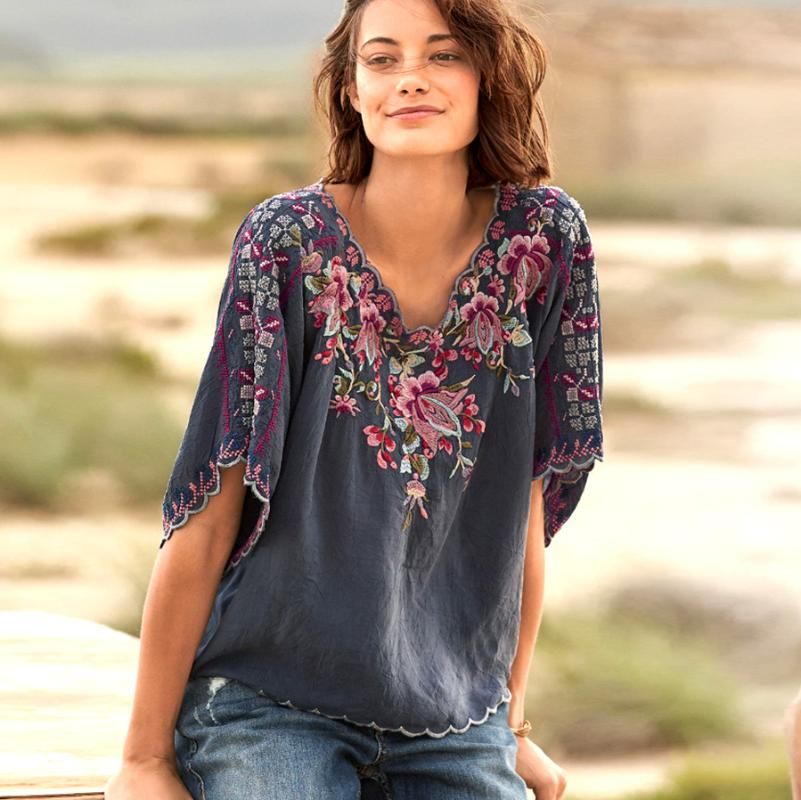 Womens Blouses \u0026 Shirts Le Luz Red 