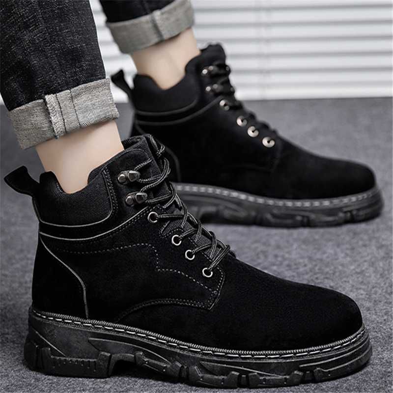 Korting Laarzen Herfst Winter Mannen Laars Waterdichte Schoenen Stalen Neus  Cap Militair Werken Anti Smashing Heren Werkmaten 39 44 Uit China |Dhgate