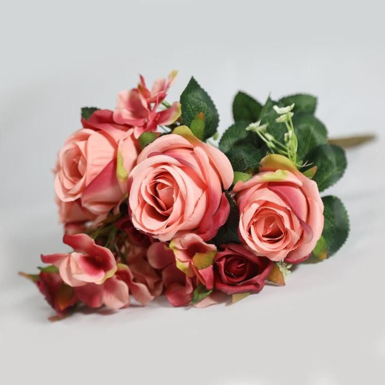 Supplies Branch Wreaths Decor Fake Rose Artificial Flowers Simulation Flower Supplies Branch Wreaths Decor Fake Rose Artificial Flowers Simulation Flower