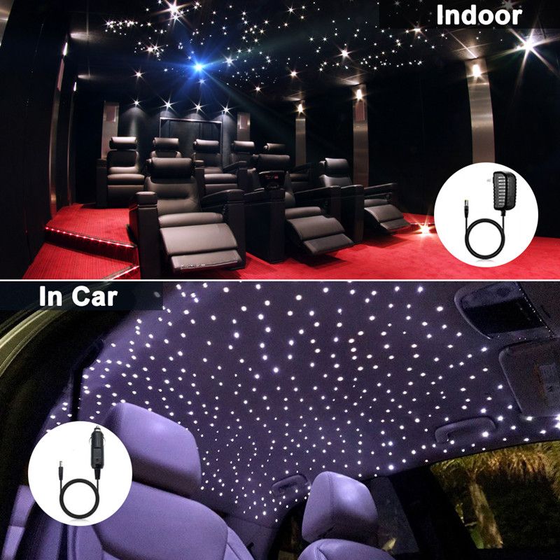 Fiber Optic Star Ceiling In Car Shelly Lighting