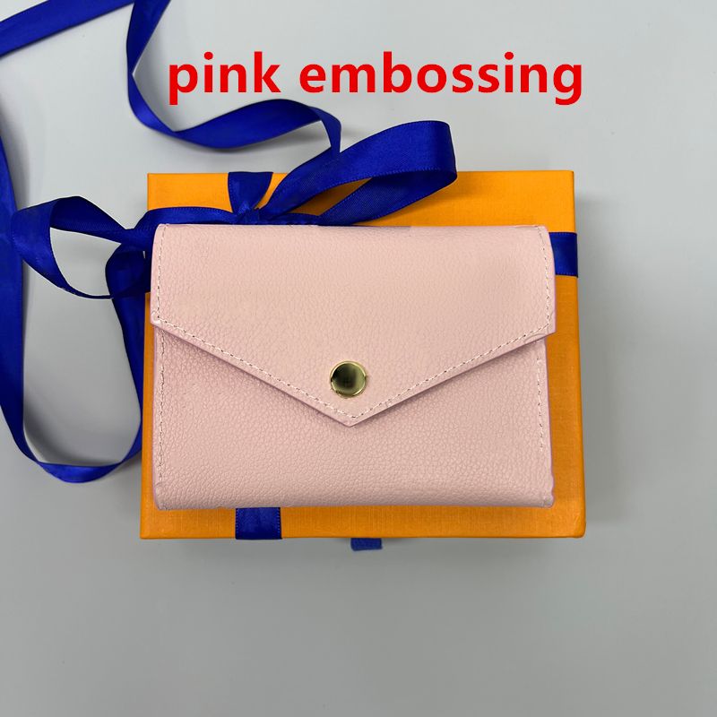 Pink embossed