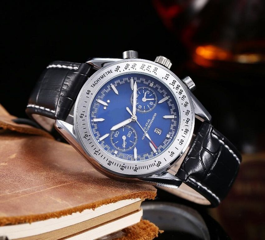 Acquistare Piccoli Quadranti Non Funzionanti Orologi Da Uomo Set Auger  Cronometro Premium Orologio In Pelle Cinturino In Pelle Zaffiro Vetro Super  Luminoso Orologio Da Polso Montre De Luxe Economico | Consegna Veloce