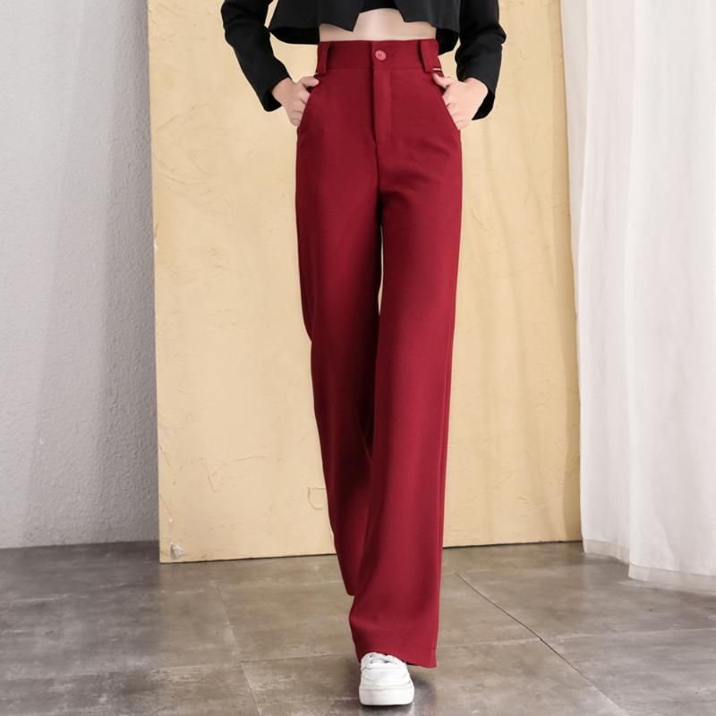 Drape Wide Leg Pants Women 