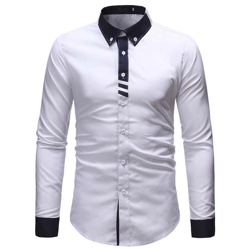 Tootless-Men Assorted Colors Plus-Size Shirt Button Basic Style Blouse Tops 