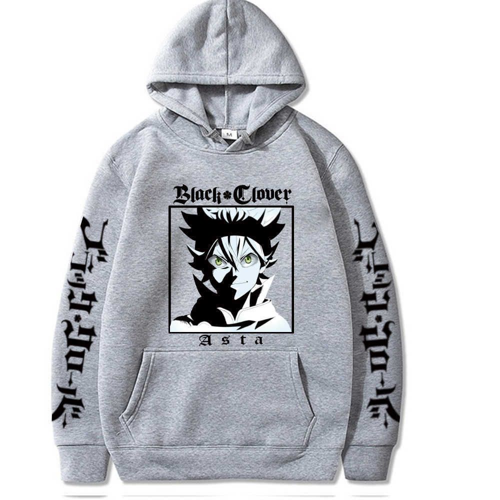 Compra Sudadera Con Capucha Black Clover Moda Tops Tops De Manga Larga  UNIEX Y0802 Barato | Entrega Rápida Y Calidad | Es.Dhgate