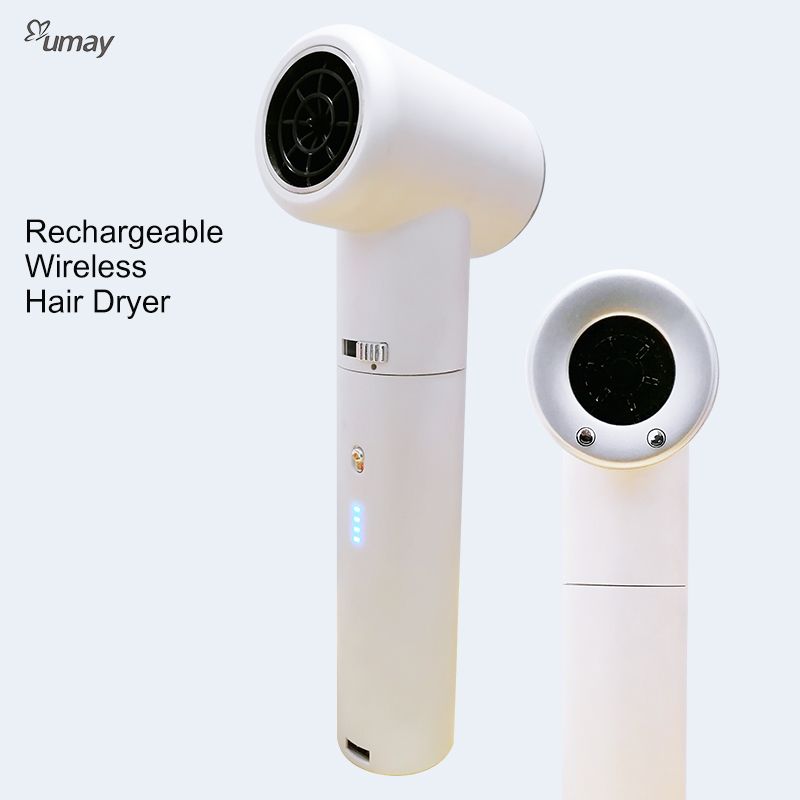 Compra Un Secador De Pelo El Más Nuevo Secador De Cabello Inalámbrico  Recargable 600W Soplador Eléctrico Easy Carry Y Batería Extraíbles  Herramientas De Viaje Al Aire Libre Barato | Entrega Rápida Y