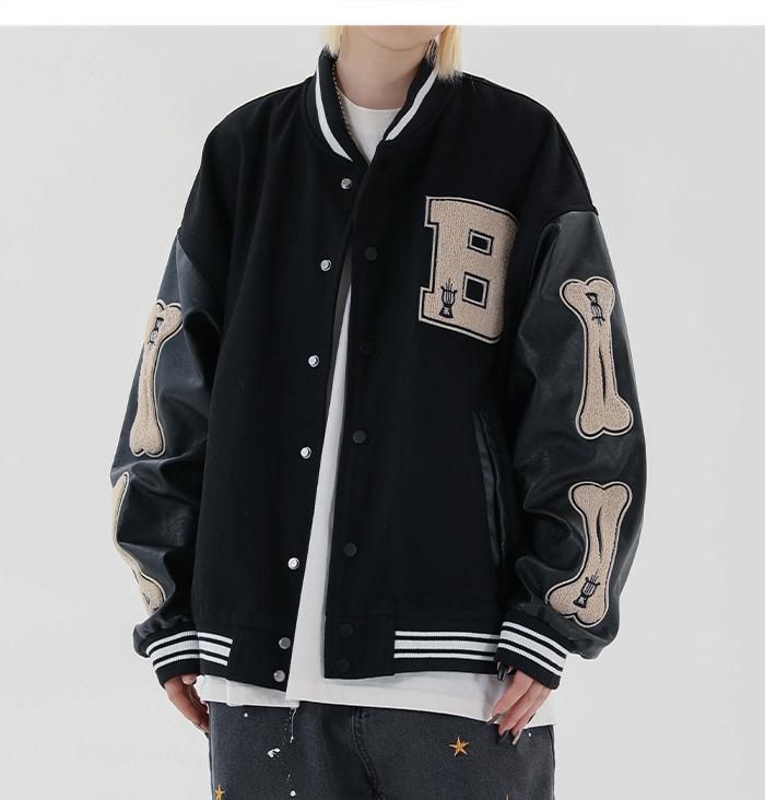 Compra Marca Hombre Hip Hop Chaqueta De Béisbol Abrigos Big Letra B Bordado  Bordado Patchwork Japón Streetwear College Rock Hombre Chaquetas Barato |  Entrega Rápida Y Calidad | DHgate Spain \u0026 Mexico