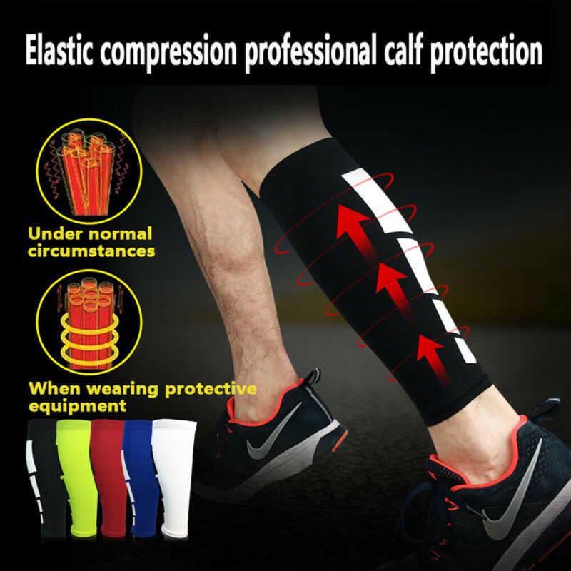 Calf Leg Running Compression Sleeve Socks Shin Splint Support Brace Guard  Sports Sale Single X0710 From Cow01, $6.73