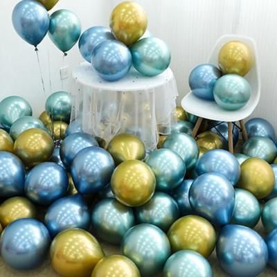 gold blue green 10inch 50pcs