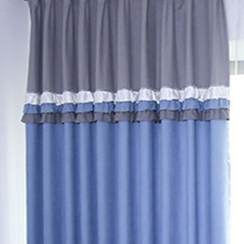 Blue curtain