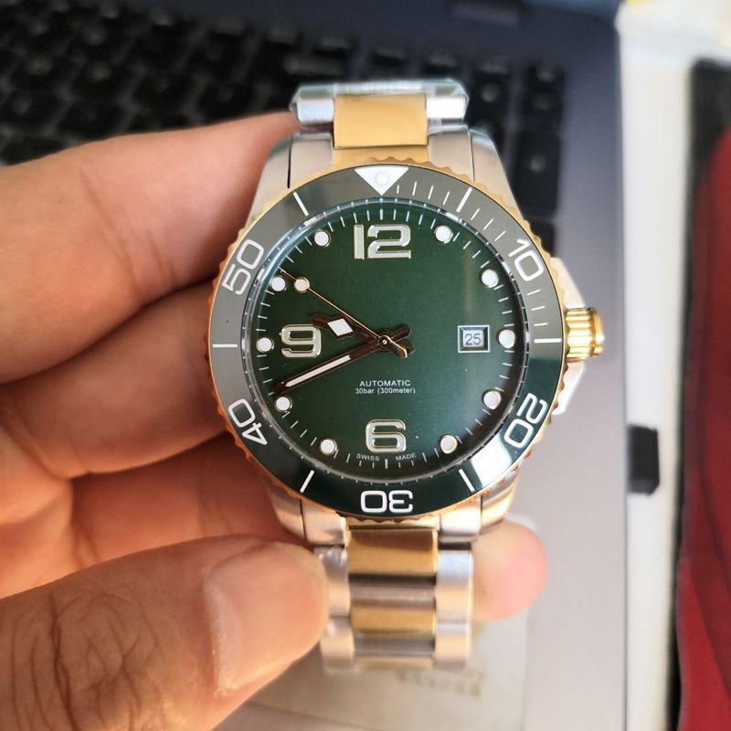 NO.2 gold green dial