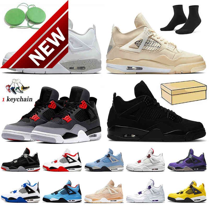 Compra Zapatillas De Baloncesto 2022 Infrarrojo Jumpman 4 4s Mujeres Para  Hombre Entrenadores De Hombre Oreo Blanco Oreo Vela Off Shimmer Black Cat  Travis Scotts Court Purple Sports Barato | Entrega Rápida