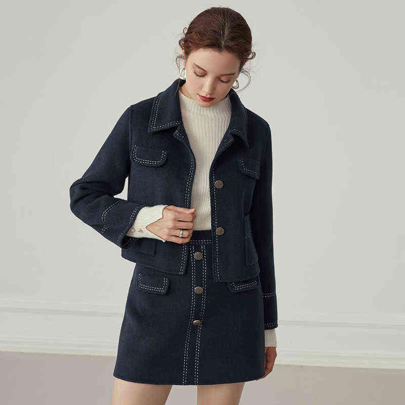 Manteau bleu marine