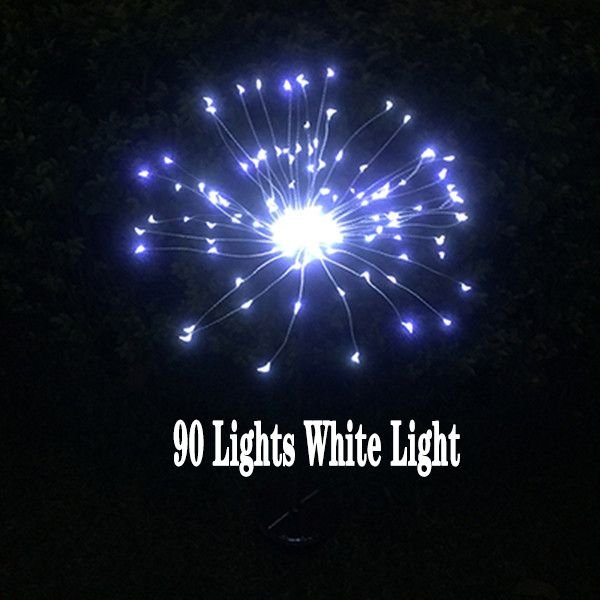 90 luzes claras brancas