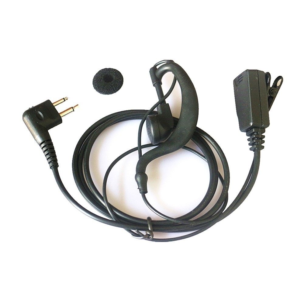 2-Pack Headset PTT for Motorola CP040 CP88 CP100 CP125 CP150 CP200 CP250 CP300 