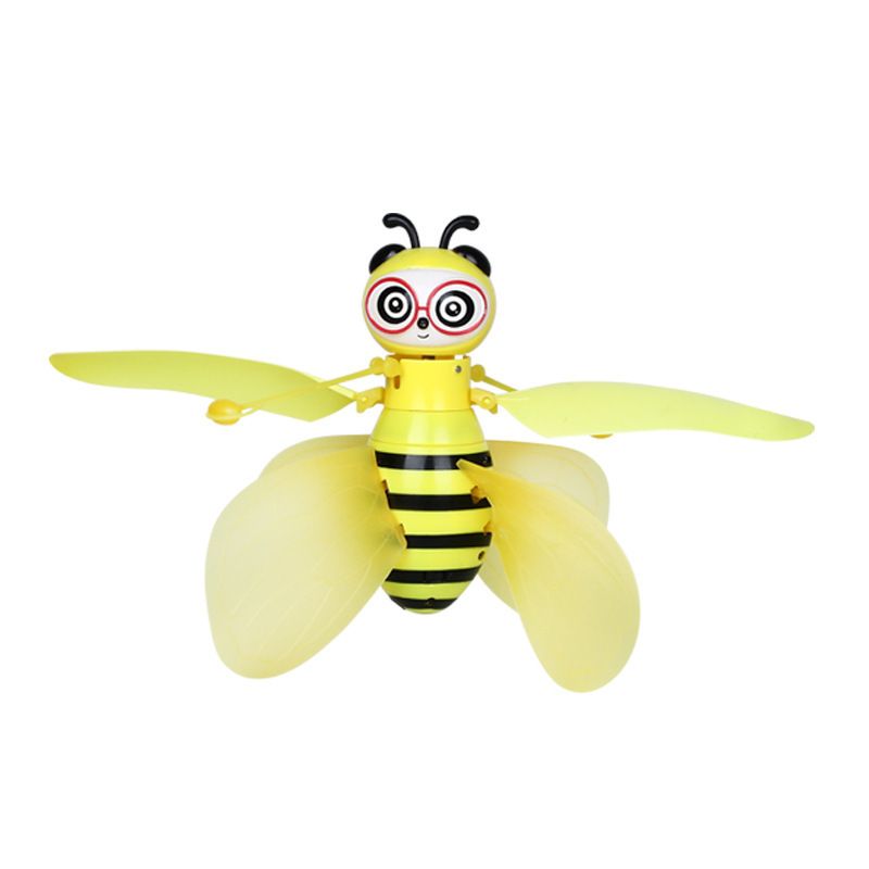 Inducción pequeña abeja infrarroja sentida animal luz luz USB carga flexible cuchilla fácil control avión en Inducción pequeña abeja infrarroja sentida animal luz luz USB carga flexible cuchilla fácil control avión en