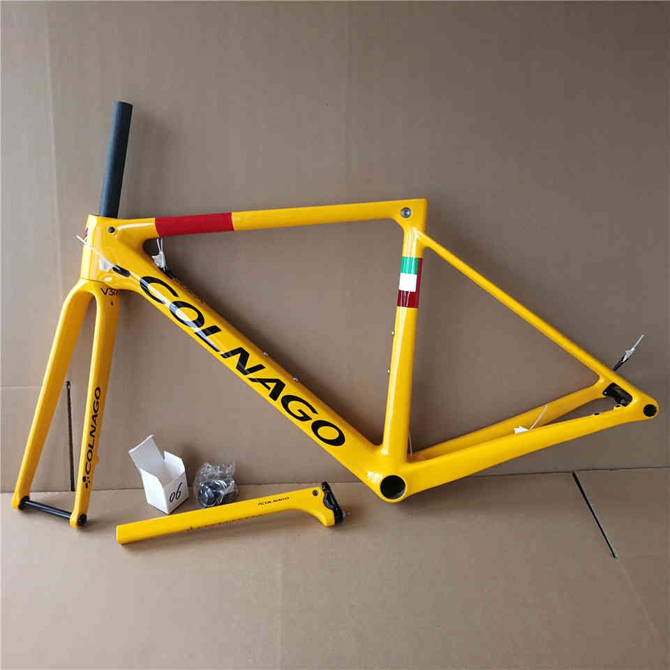 Acquistare Leggero T1100 UD Glossy Glossy Giallo Giallo Colnago V3RS Disc  Carbon Road Frame Bycle Bicycle SET Con XS S M L La Selezione Economico |  Consegna Veloce E Qualità | DHgate Italy