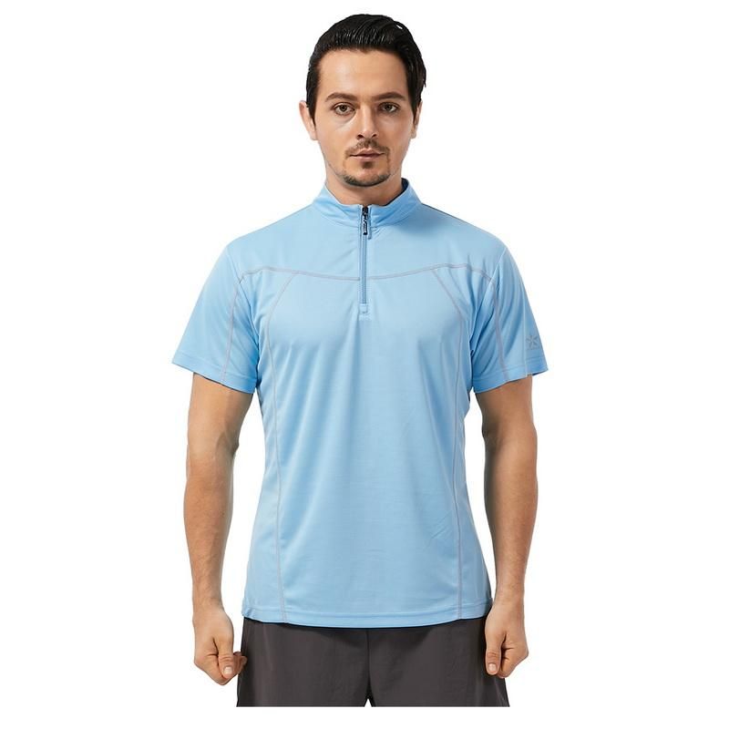 Men's Athletic Workout Shirt Running Short Sleeve Quick-dry Moisture Wicking Top