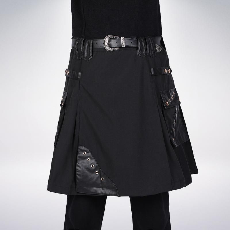 Cinturón Kilt Negro Escocés Cinturón Kilt Negro Escocés