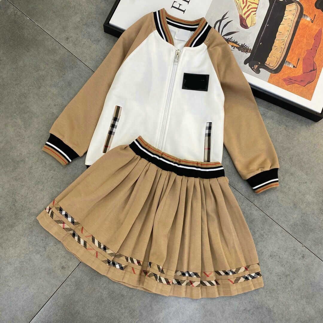 Khaki Skirt Set