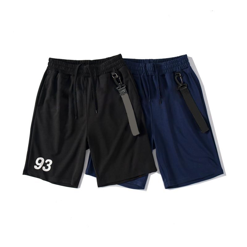 Hombres pantalones para mujer deportiva Pantalón de Jogger de verano suelto casual negro
